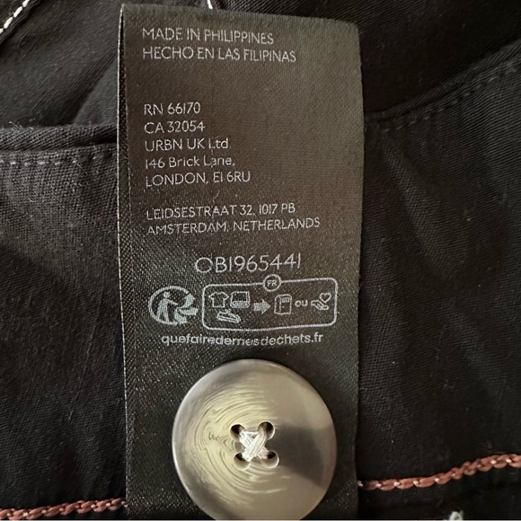 MAEVE The Colette Crop Wide-Leg Pants Contrast-Stitch Edition Size 31 Boho - Picture 10 of 10